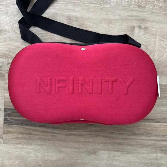 Nfinity Cheerleader Shoes Case Bag Travel Red with Strap Size 7 Case Only - Picture 3 of 4